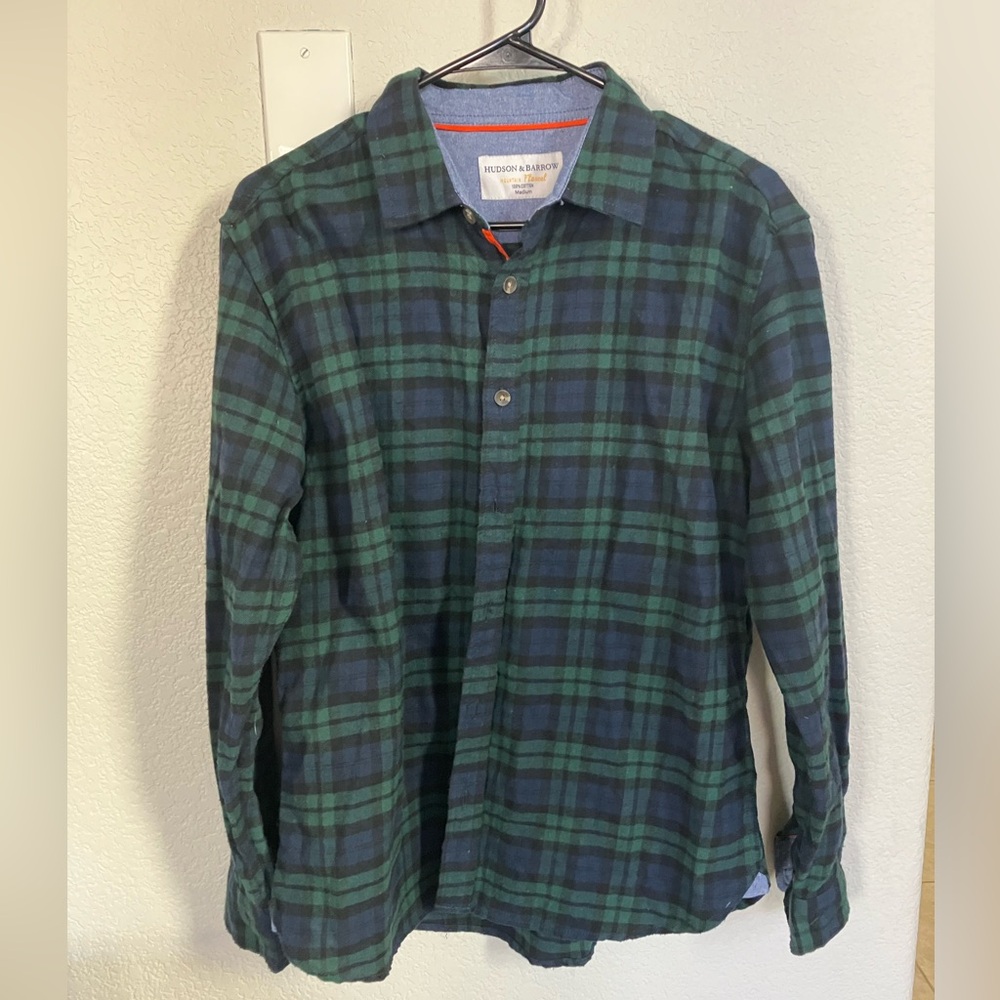 Hudson & Barrow Plaid long sleeve